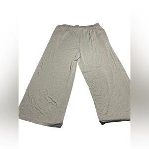 Eileen Fisher Taupe Lounge Wide-Leg Casual Pants Size Large